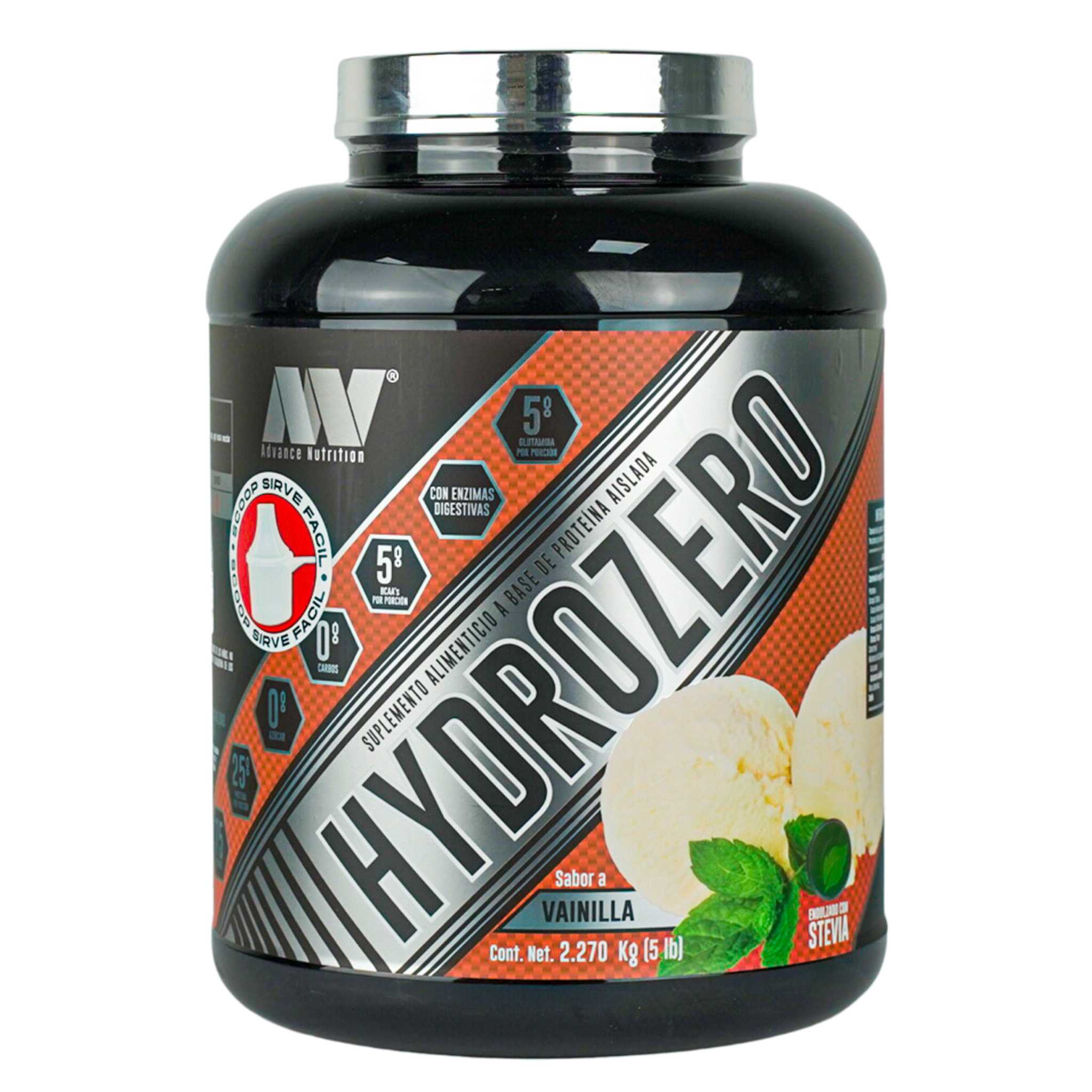 Advance Nutrition, Hydrozero, Vainilla, Proteína 100% de suero de leche aislada hidrolizada