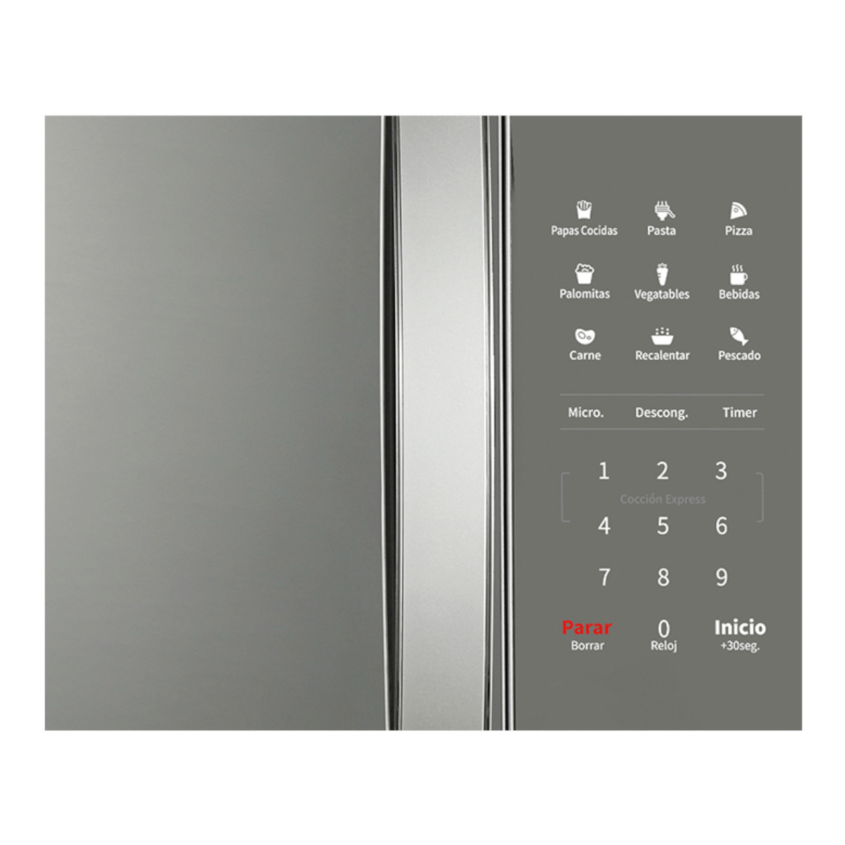 Horno Microondas WINIA KOS-1N5HSS 1.5 P3 5 Niveles Plata