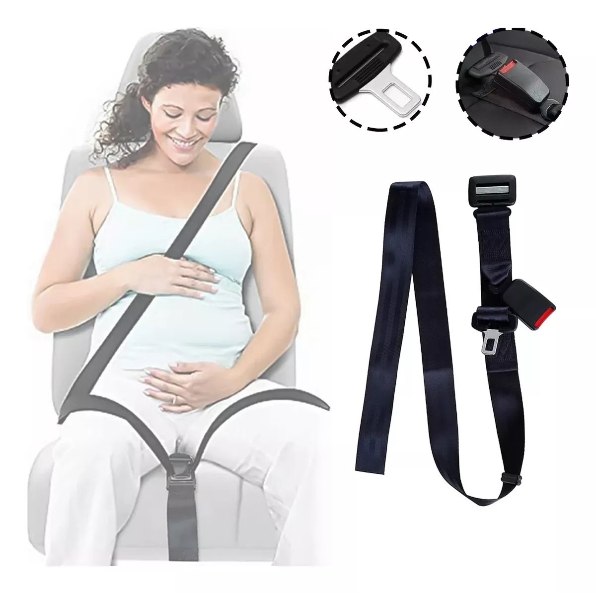 Ajustador de cinturón de seguridad de coche para embarazadas