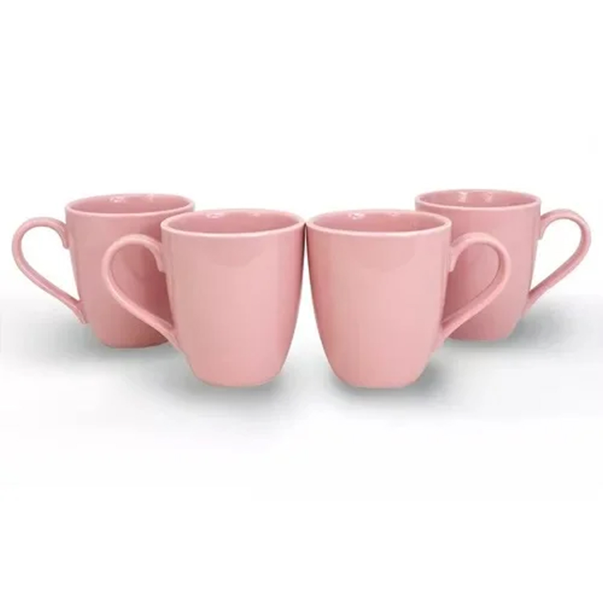 Juego de 4 Tazas de Cerámica Clásicas Ideen 270 ml