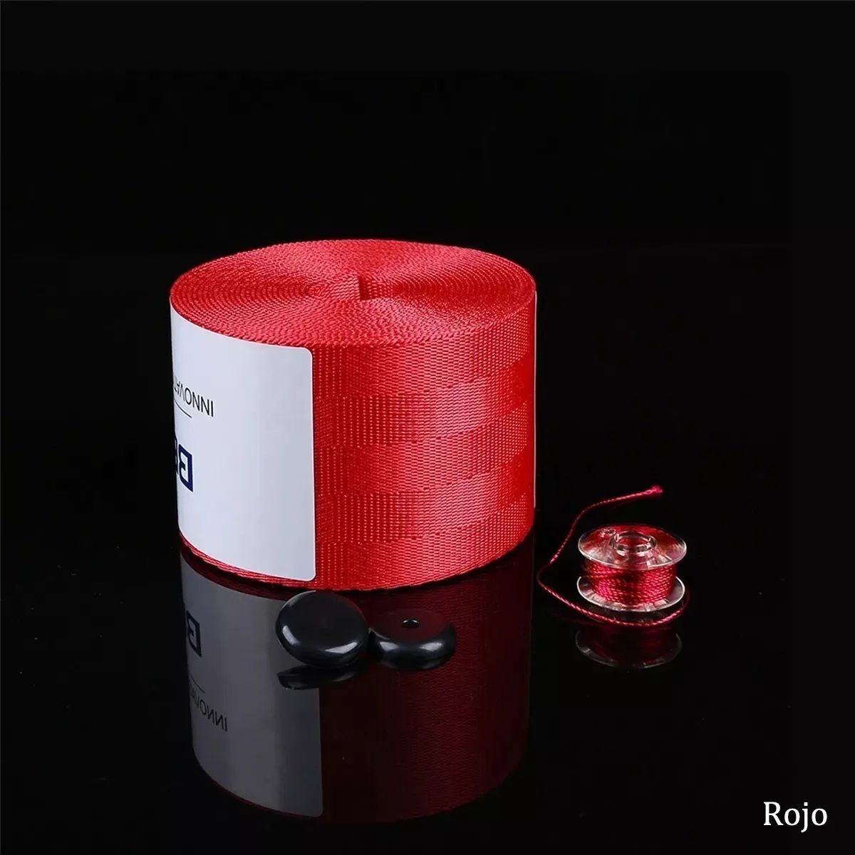 Rollo Cinturón De Seguridad Coche Rollo De Correas De Color Rojo