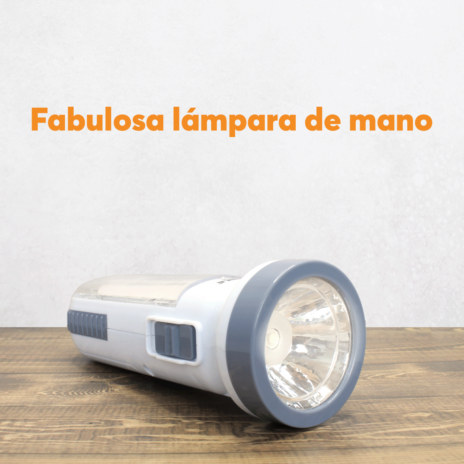 Lampara LED Archy Recargable de Emergencia 3 Modos en 1 Foco 18 leds Linterna de Mano Portátil Ligera Gancho para Colgar + Ranura para pilas Extra (LAM5683).