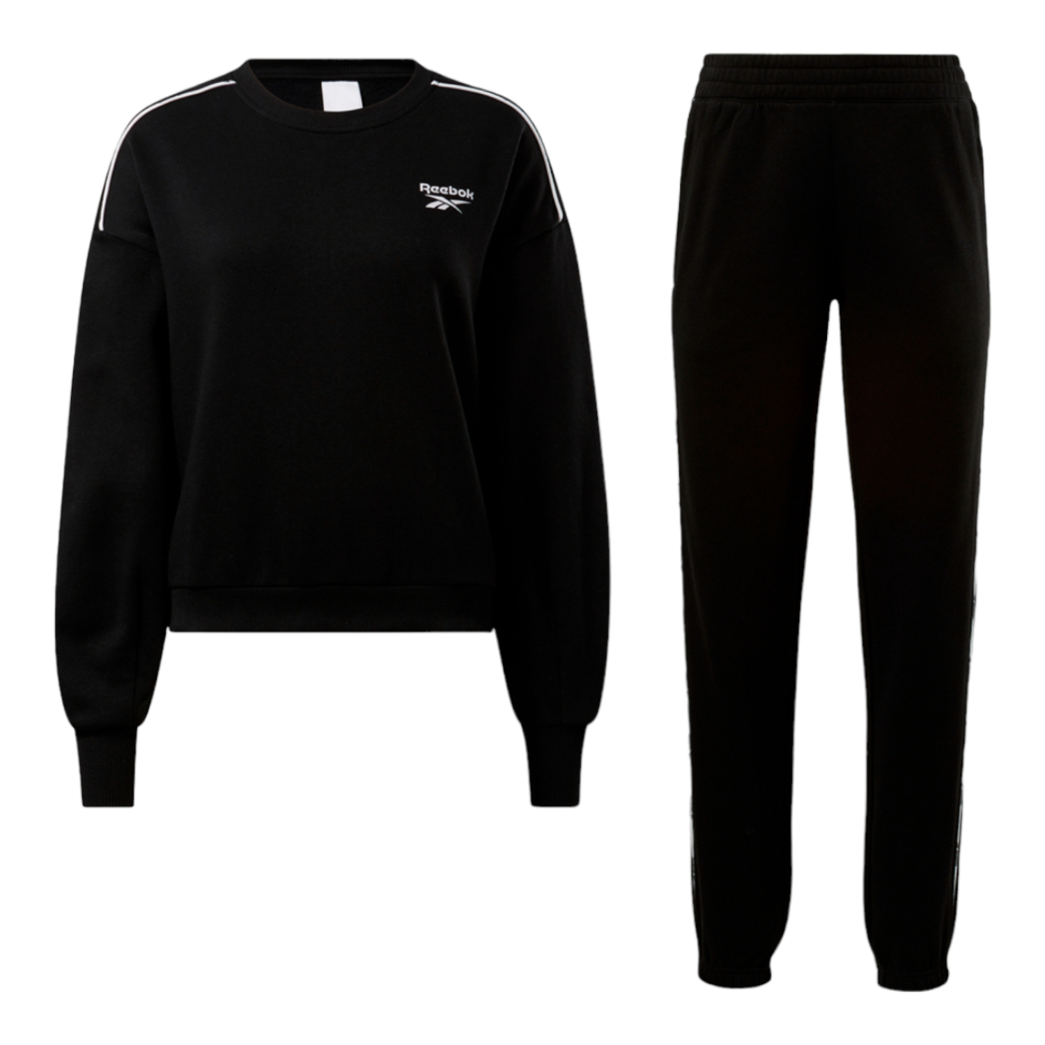 CONJUNTO REEBOK MUJER NEGRO REEBOK PIPING PACK HB2338.
