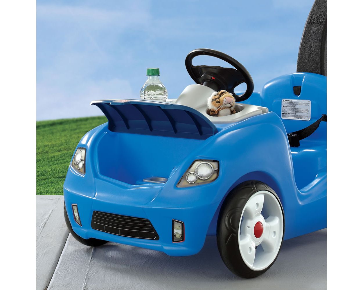  Carro con Baston Azul Step 2