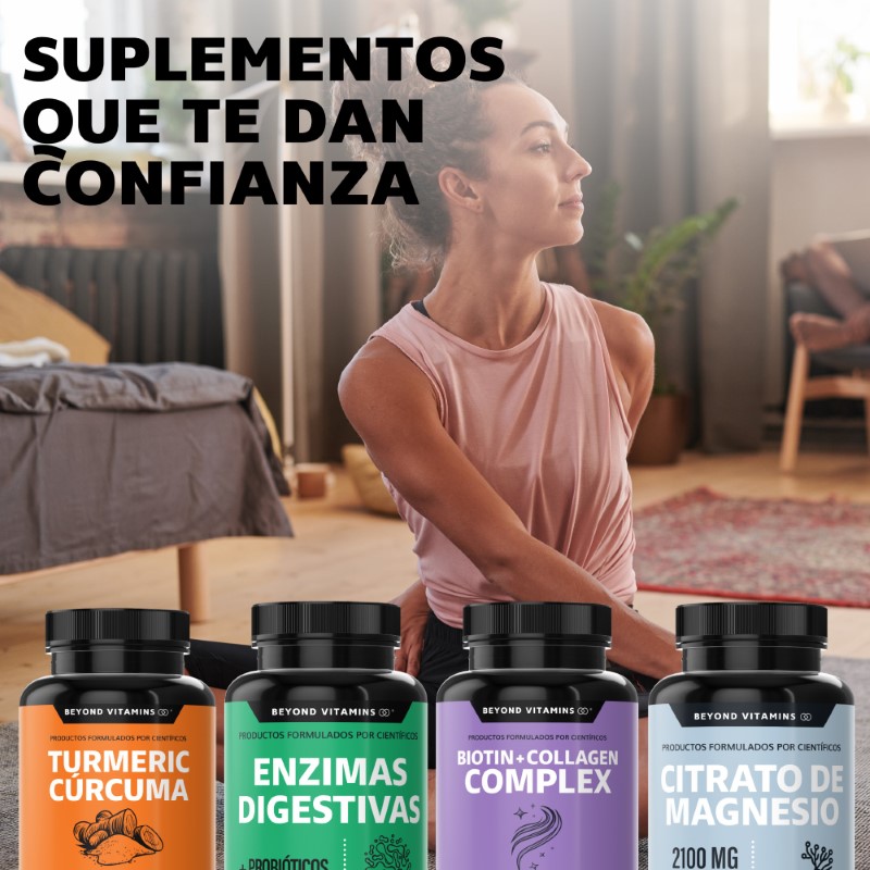 Suplemento Alimenticio Beyond Vitamins Citrato de Magnesio + Potasio 180 cápsulas