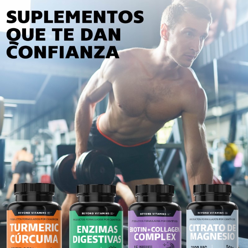 Suplemento Alimenticio Beyond Vitamins TESTO Vitaminas para Hombres  - Testosterona 180 cápsulas