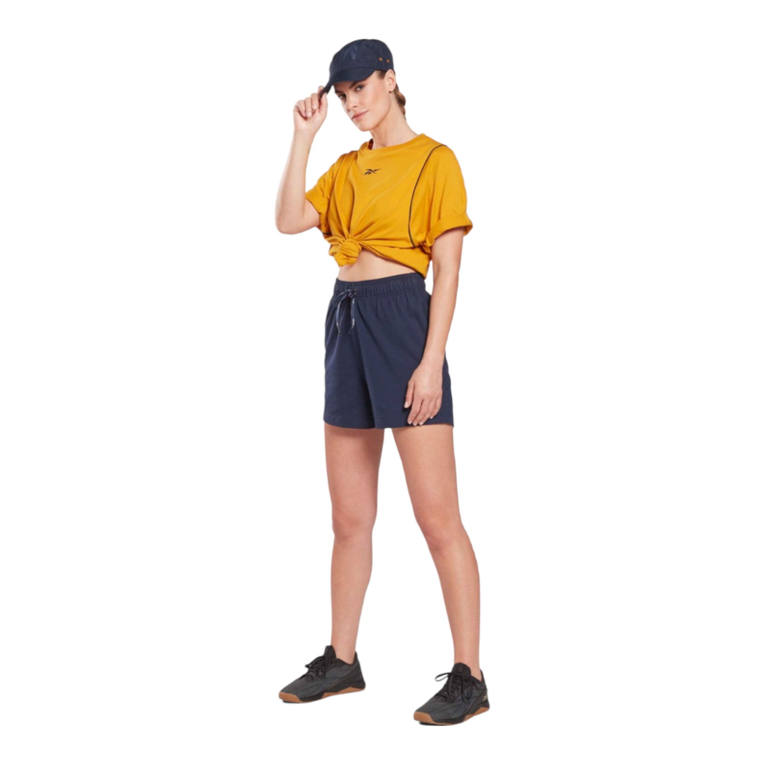 SHORT REEBOK MUJER AZUL REEBOK PIPING PACK HG3811.