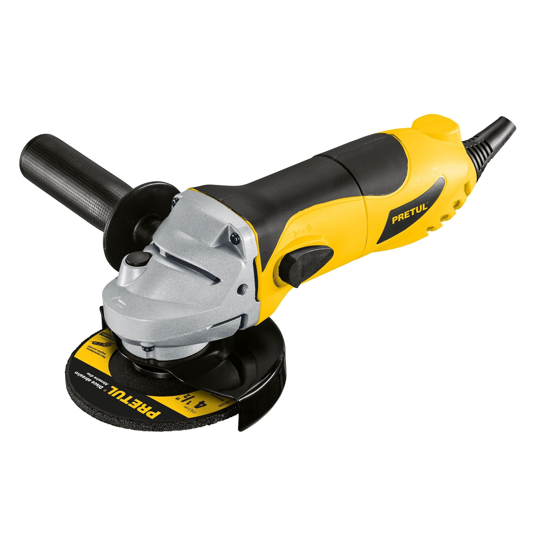 ESMERILADORA ANGULAR 4-1/2" 700 W, PRETUL 24035