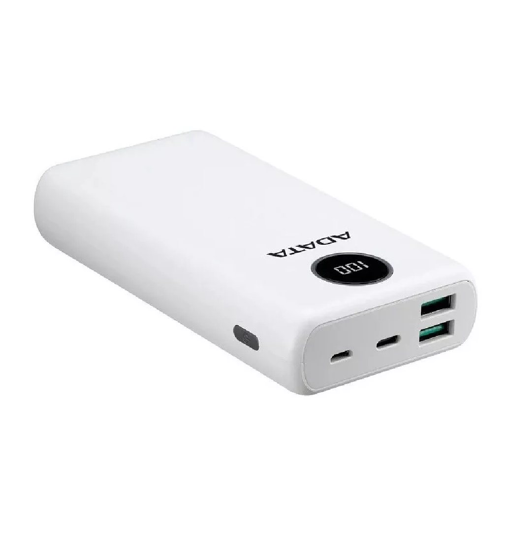 Power Bank 20000mah P20000qcd Batería Portátil Tipo C Blanco