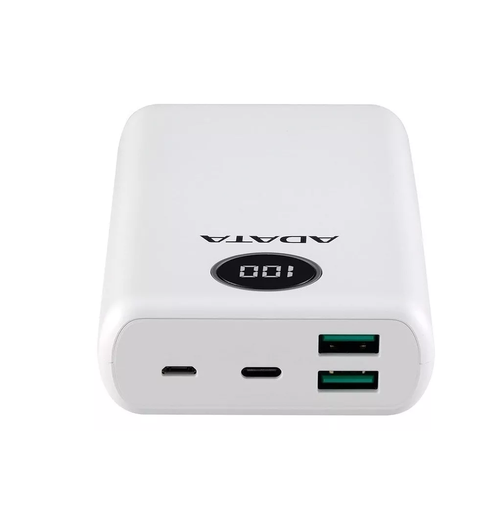 Power Bank 20000mah P20000qcd Batería Portátil Tipo C Blanco