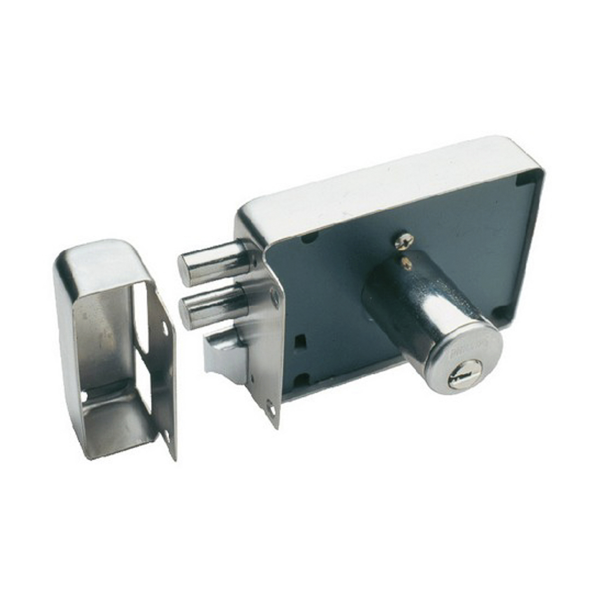 Cerradura Sobreponer Izq Instala Facil Llave/Puntos Phillips