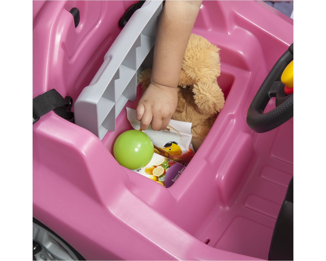 Carro Cruiser Rosa Con Bastón Step2