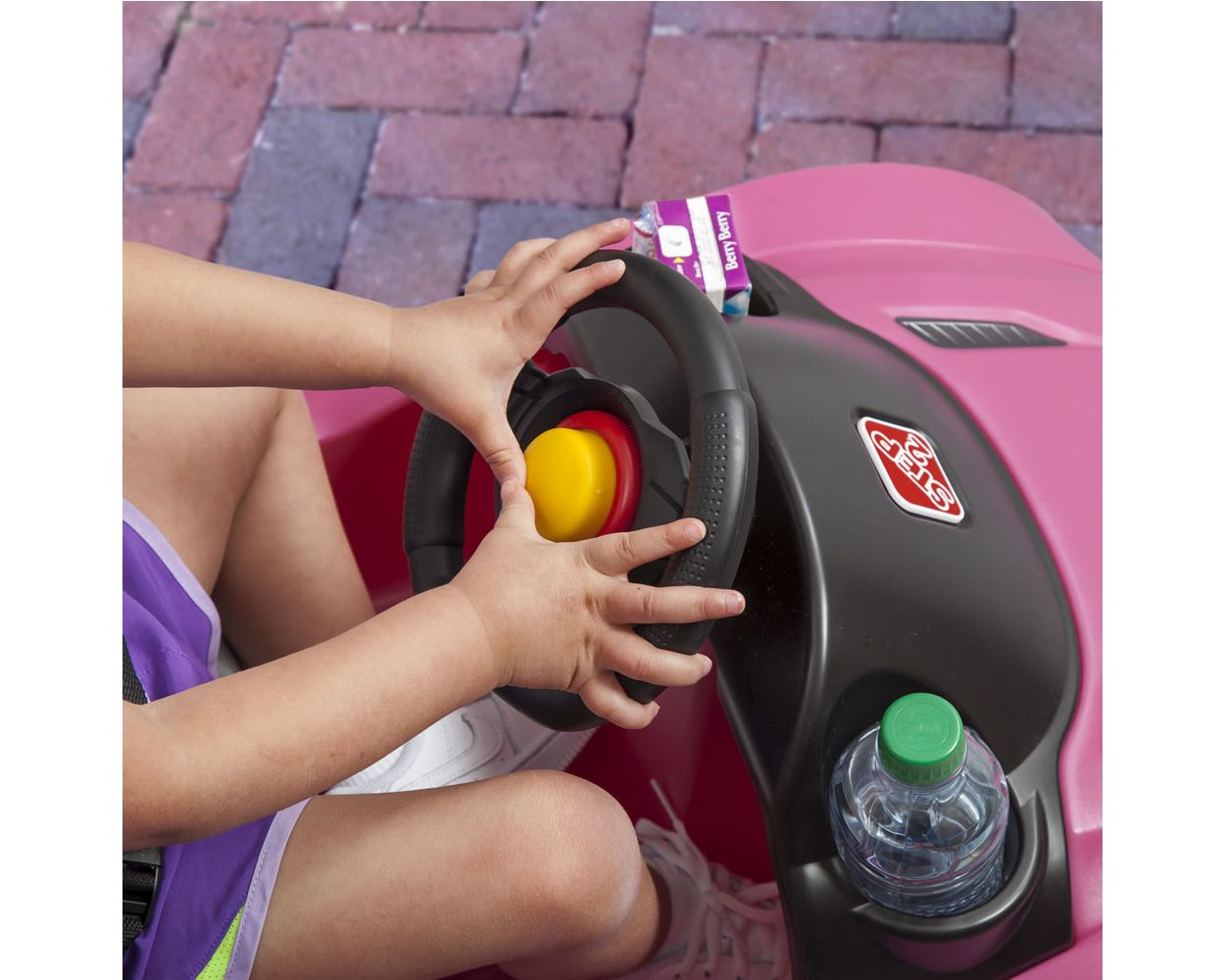 Carro Cruiser Rosa Con Bastón Step2