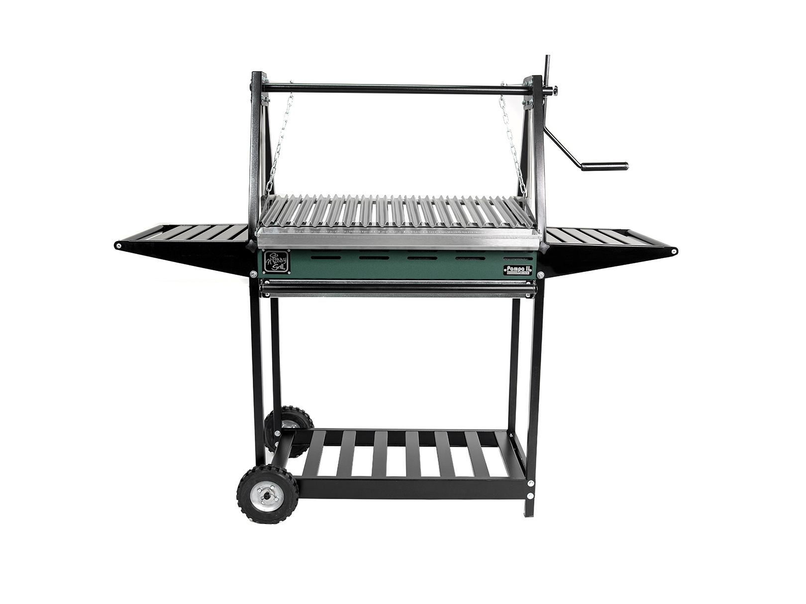 Asador de Carbon Parrilla Argentina Hobby Grill Pampa II Black Verde
