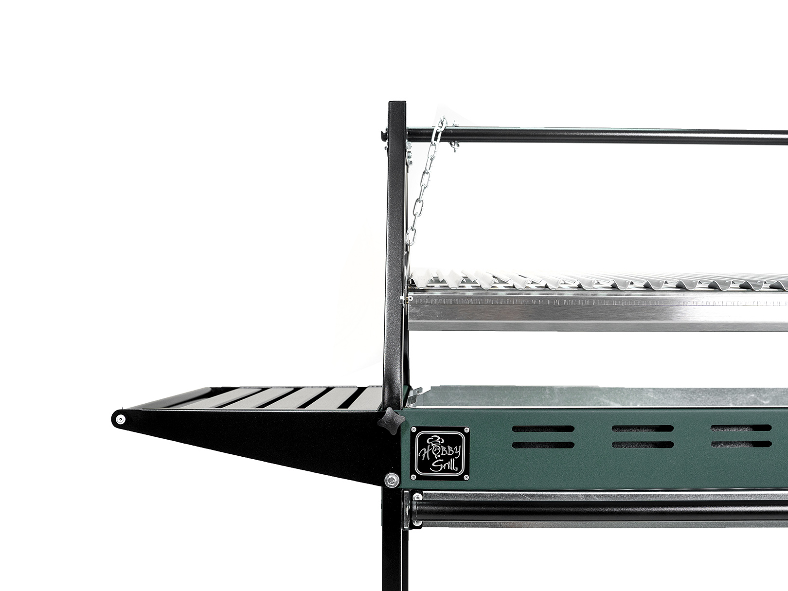 Asador de Carbon Parrilla Argentina Hobby Grill Pampa II Black Verde