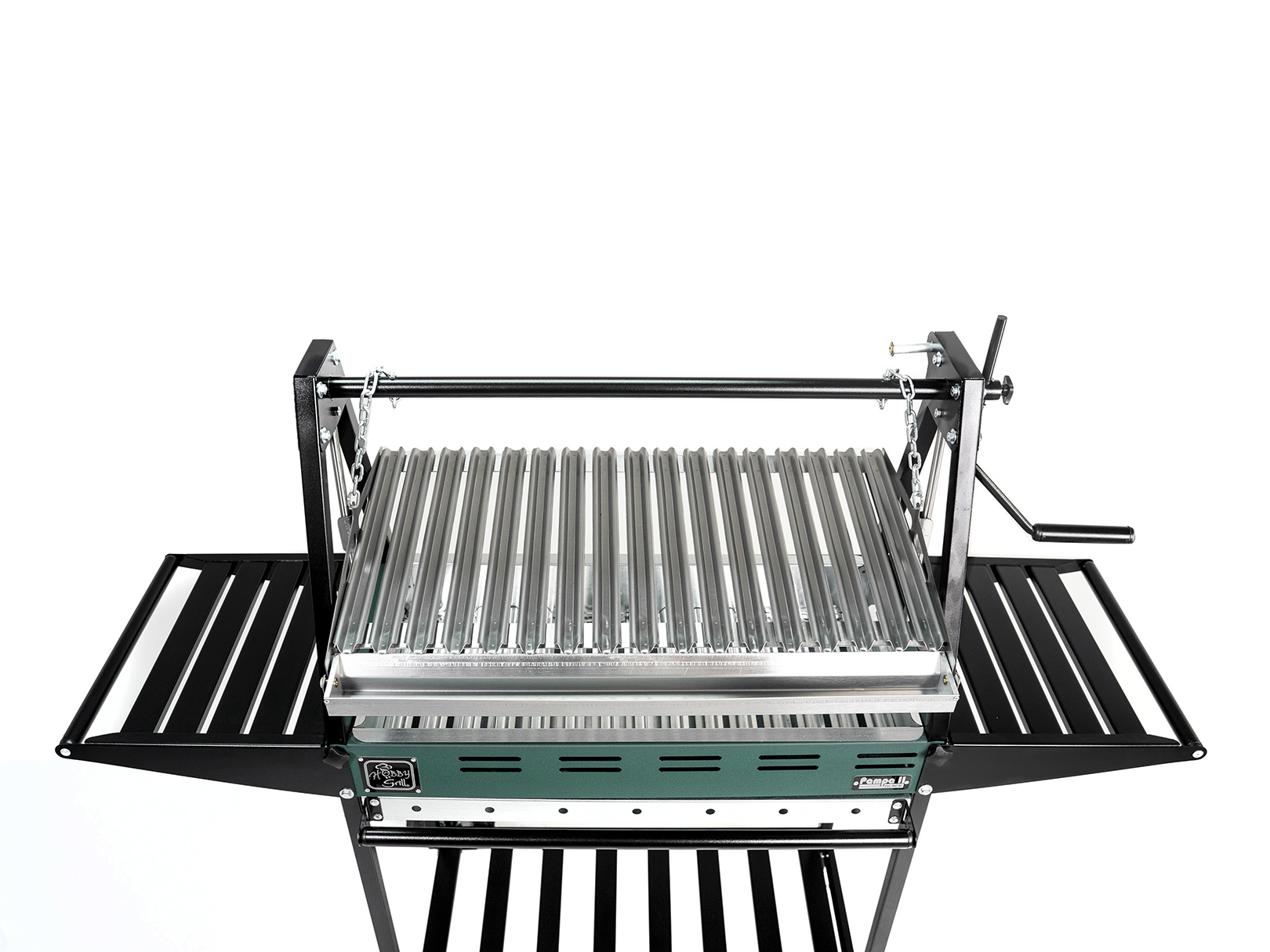 Asador de Carbon Parrilla Argentina Hobby Grill Pampa II Black Verde