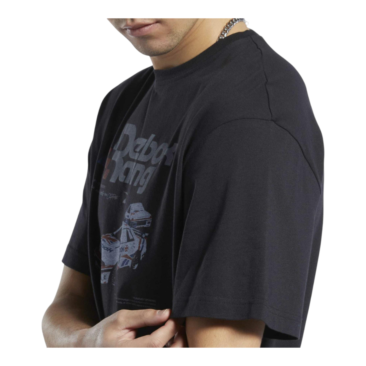 PLAYERA REEBOK HOMBRE NEGRO REEBOK GS RACING HG5091.