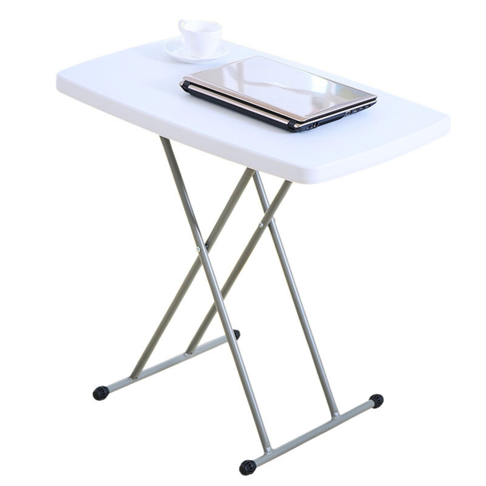 Mesa Plegable Portatil Ajustable 3 Niveles Interior Exterior Para Jardín Interior Y Exterior De HDPE Con Marco De Acero