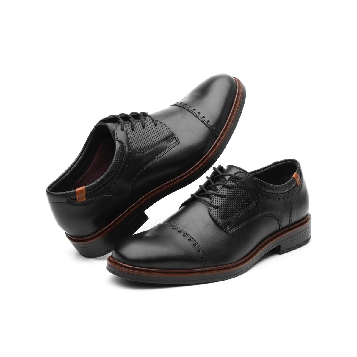 Zapato Flexi Hombre Negro 400102 Para Vestir