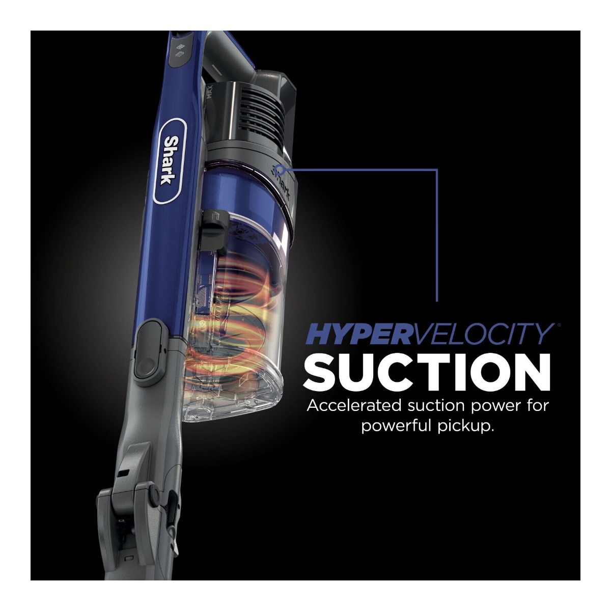 Shark Pet Pro - Aspiradora IZ340H Cordless Stick Vacuum - Azul