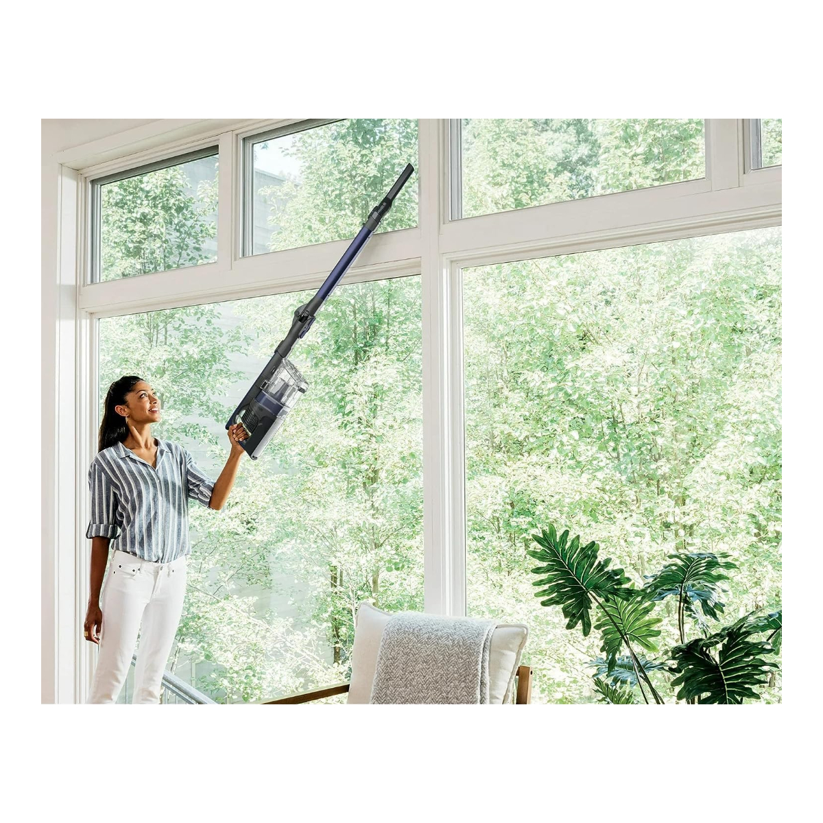 Shark Pet Pro - Aspiradora IZ340H Cordless Stick Vacuum - Azul