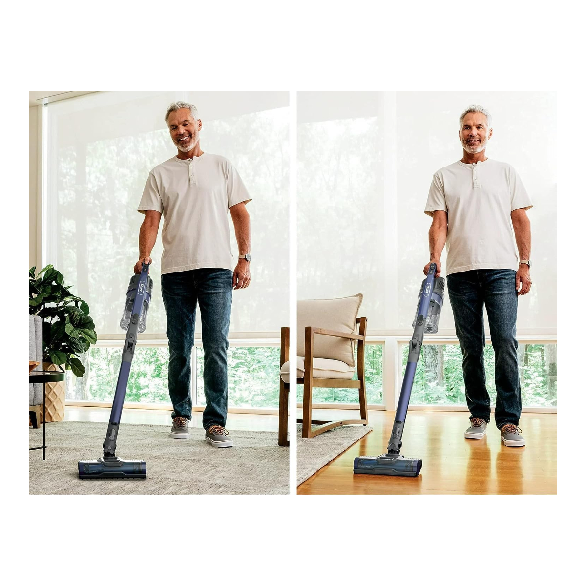 Shark Pet Pro - Aspiradora IZ340H Cordless Stick Vacuum - Azul