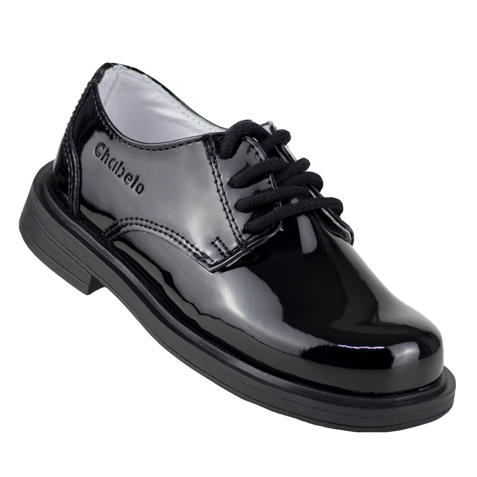 Zapatos De Charol Ni os Chabelo Escolar Negro C299 a 22 26