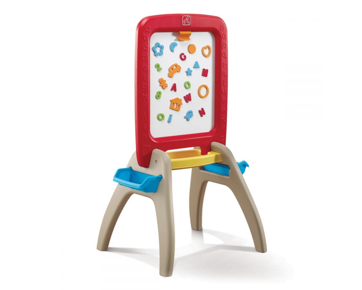 Pizarron Para Dos Personas Rojo Step2