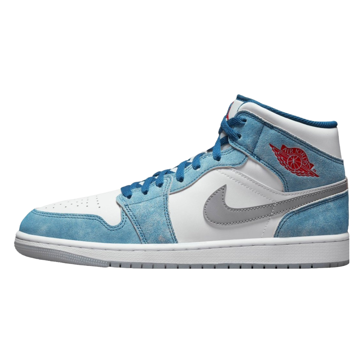Tenis Nike Air Jordan 1 Mid SE French Blue Fire Red Edicion Especial