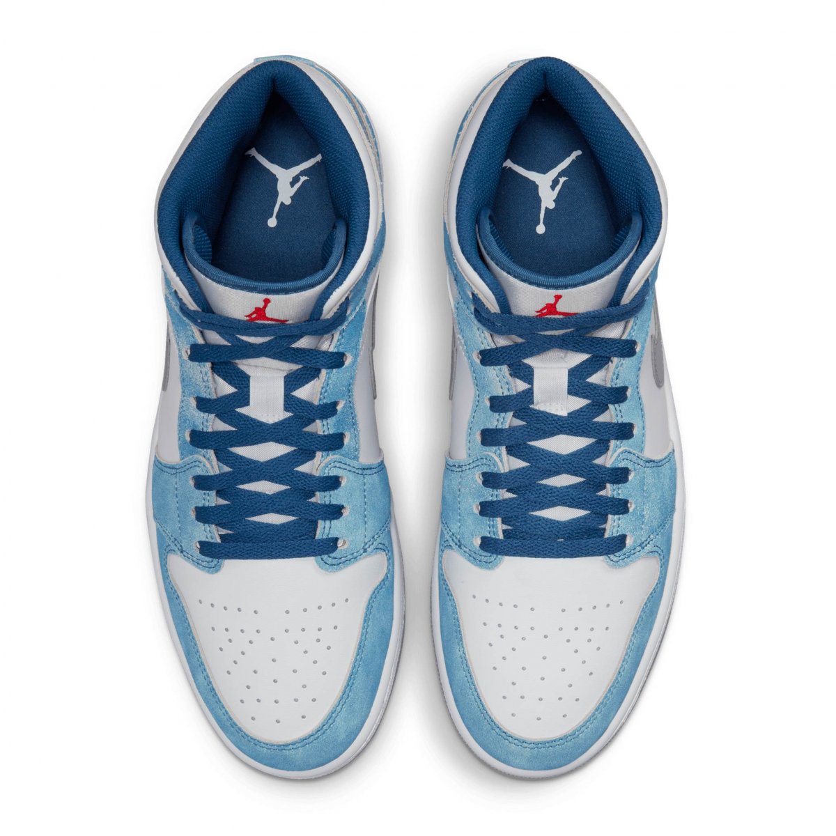 Tenis Nike Air Jordan 1 Mid SE French Blue Fire Red Edicion Especial