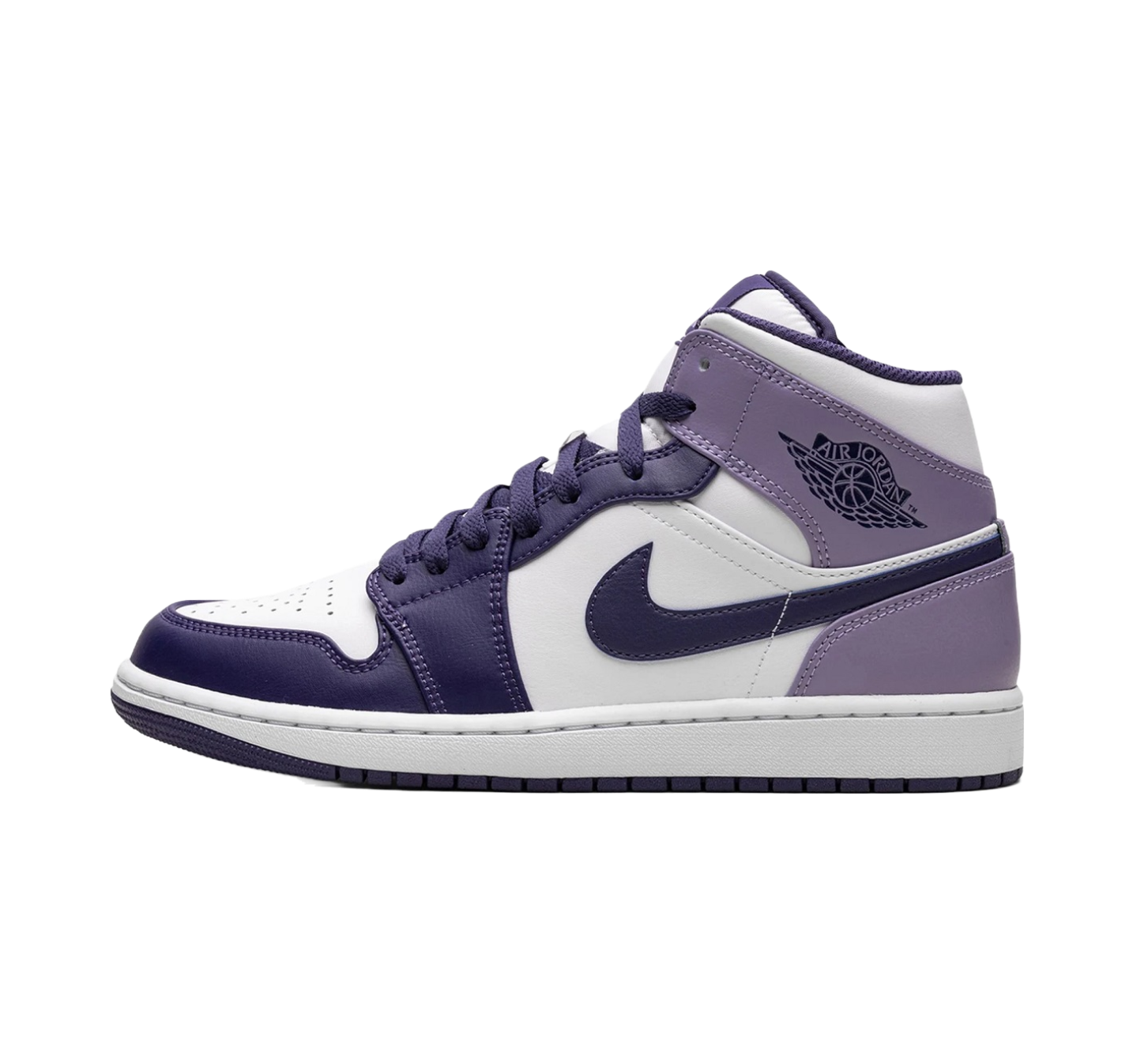 Tenis Nike Air Jordan 1 Mid Sky Purple Edicion Especial