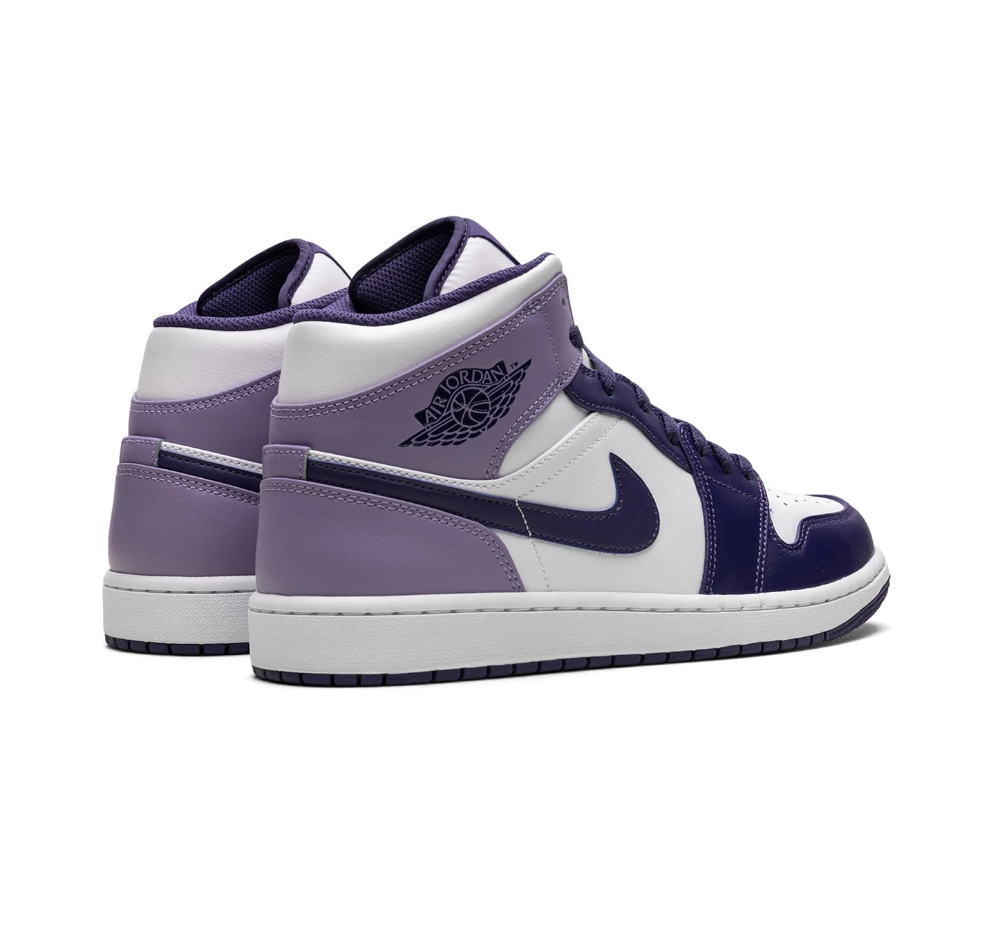 Tenis Nike Air Jordan 1 Mid Sky Purple Edicion Especial
