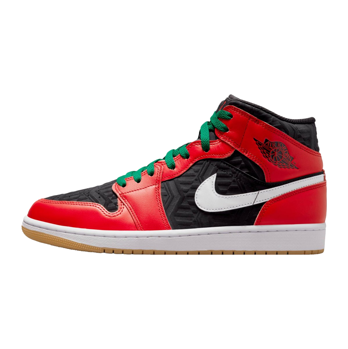 Tenis Nike Air Jordan 1 Mid Edicion Especial Christmas Hombre