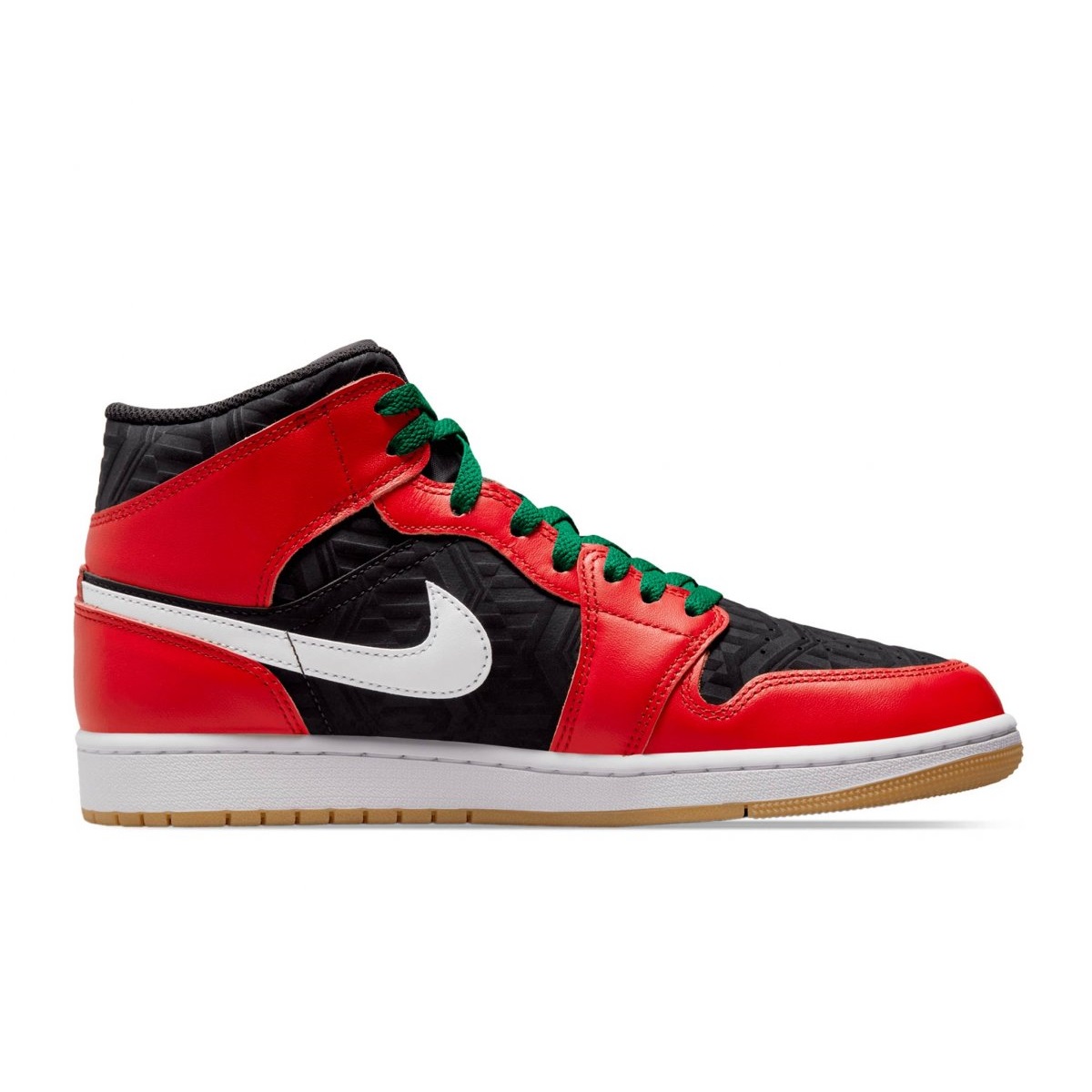 Tenis Nike Air Jordan 1 Mid Edicion Especial Christmas Hombre