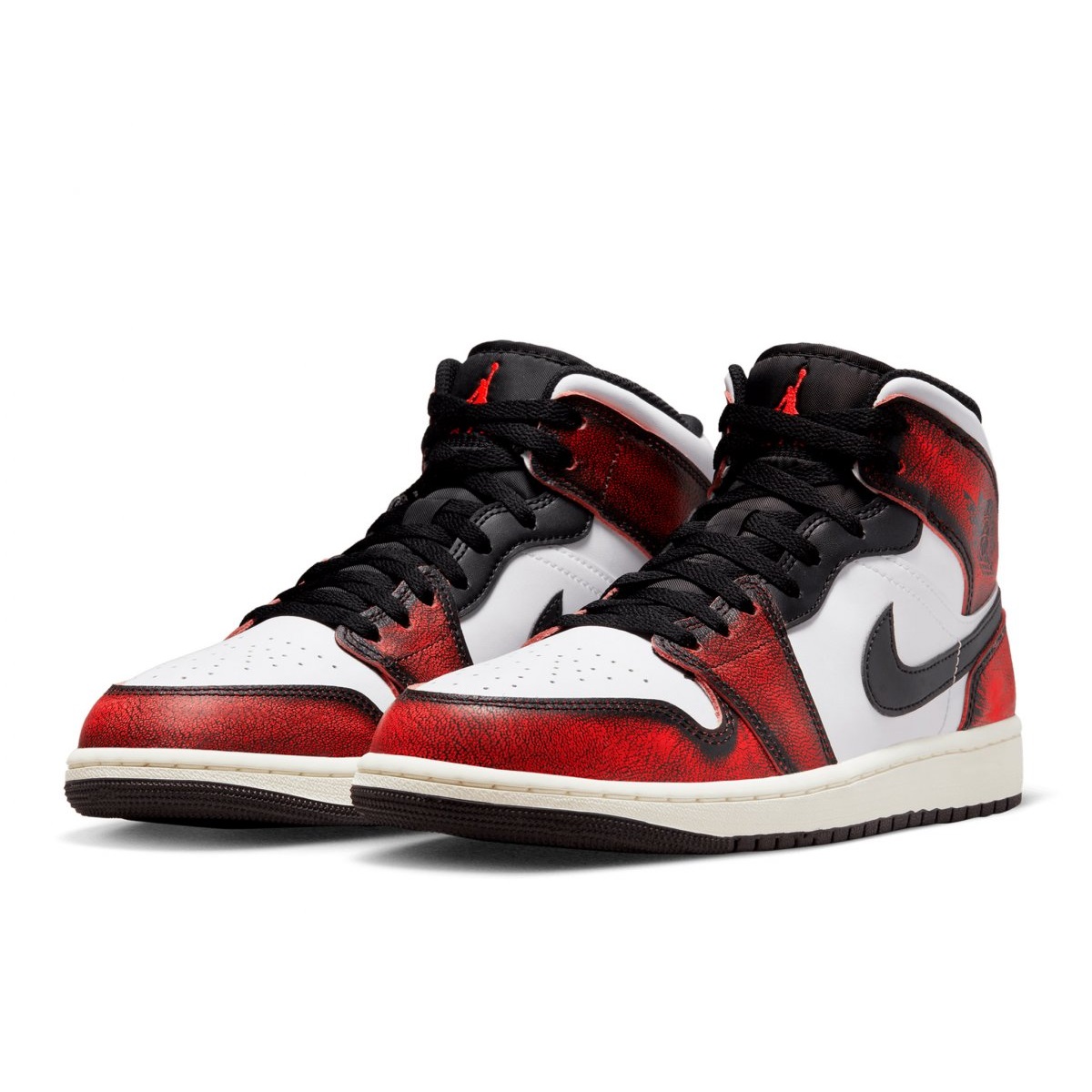 Tenis Air Jordan 1 Mid Wear Away Chicago