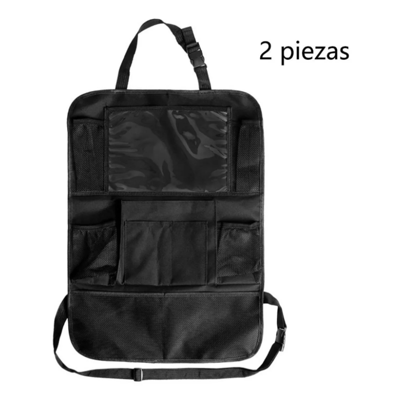  Organizador Para Asiento Trasero De Auto Universal 2 Piezas.