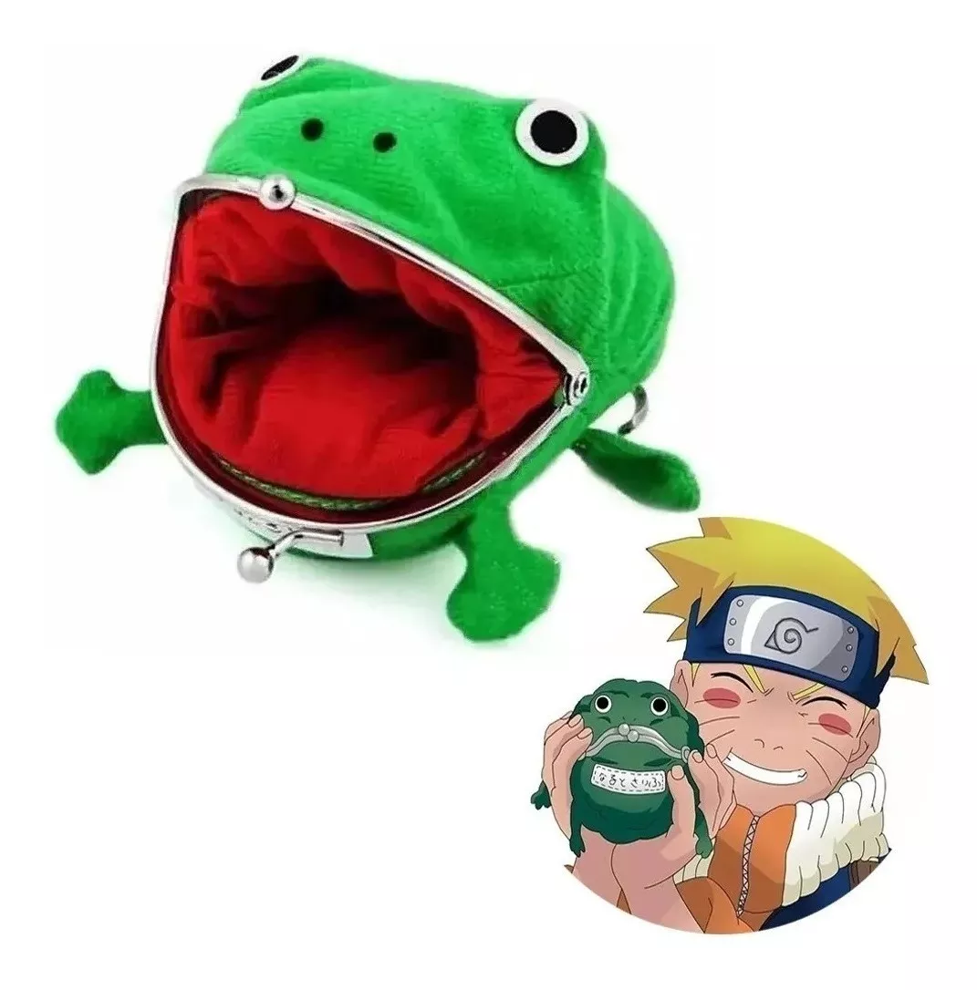 Monedero Cartera Ranita Peluche Naruto Rana Sapo