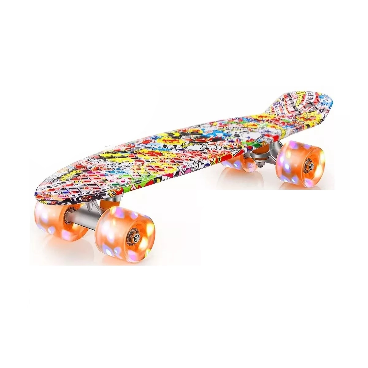 Monopatín,skateboard Mini De 22in Con Ruedas Led