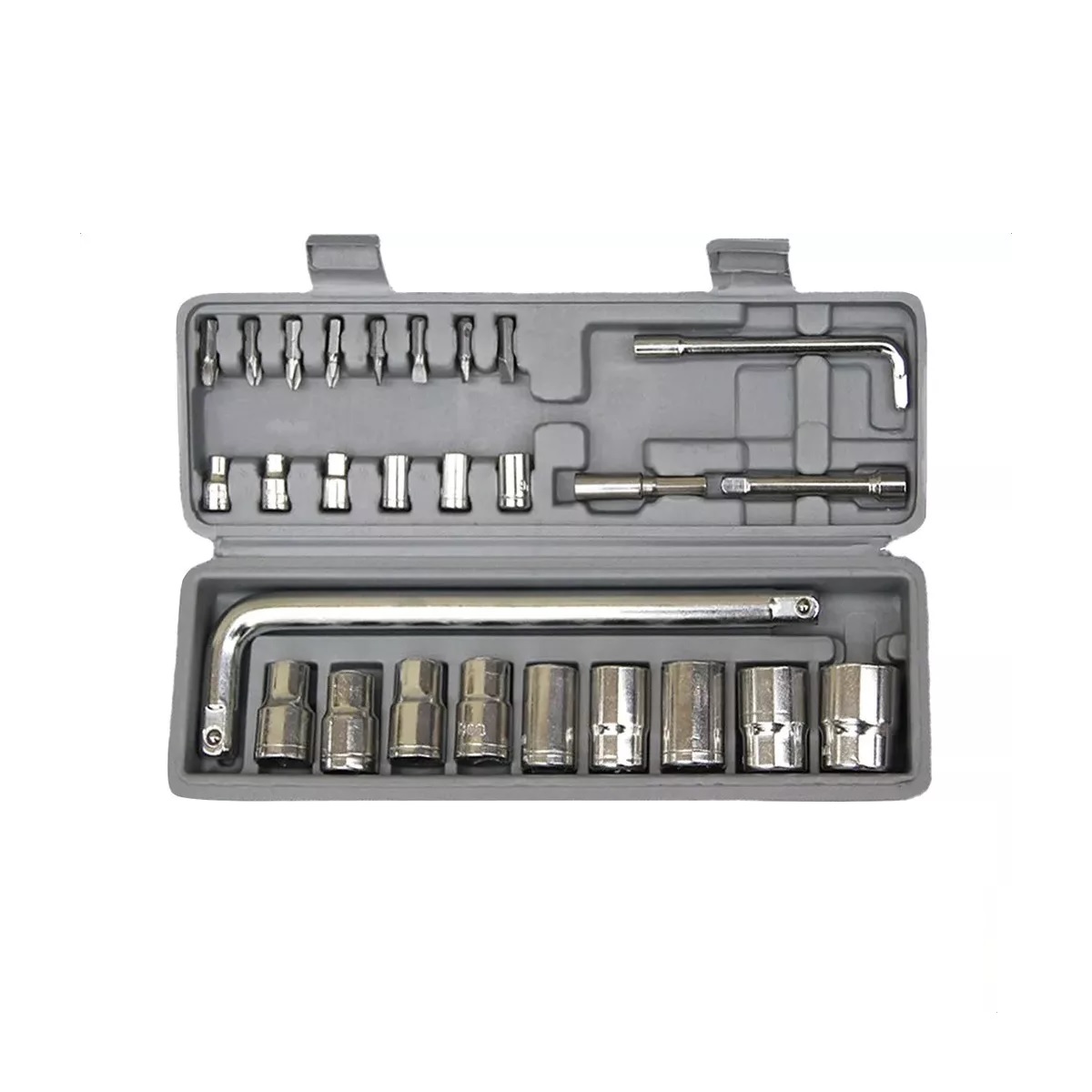 Kit Herramienta Mecánica Llave En Forma L Con Dado De Vaso