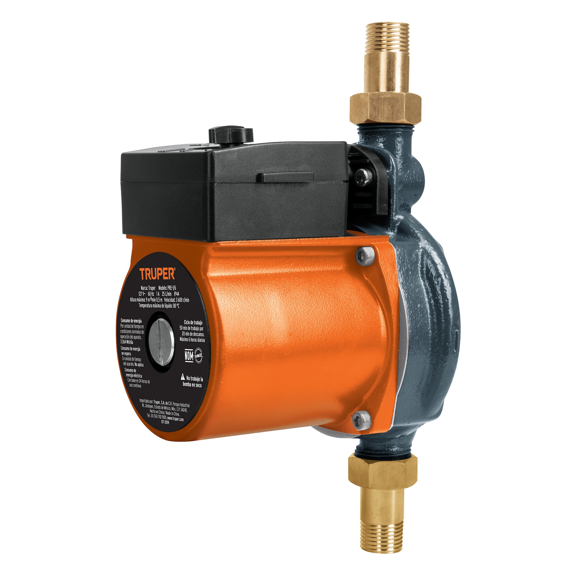 BOMBA PRESURIZADORA 1/6 HP, TRUPER 14635	