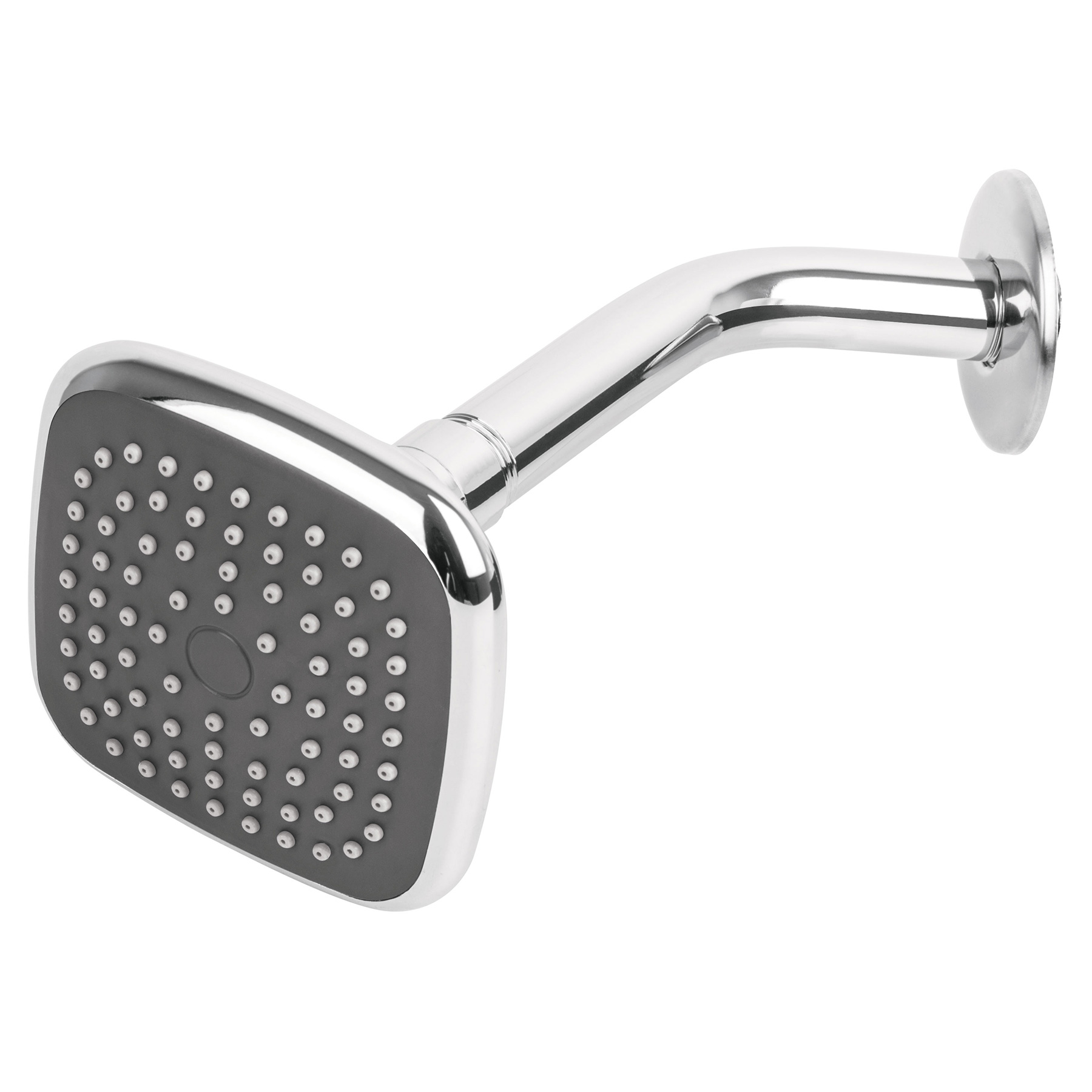 REGADERA CUADRADA 3-3/4" BRAZO Y CHAPETÓN DE ACERO, FOSET 45065