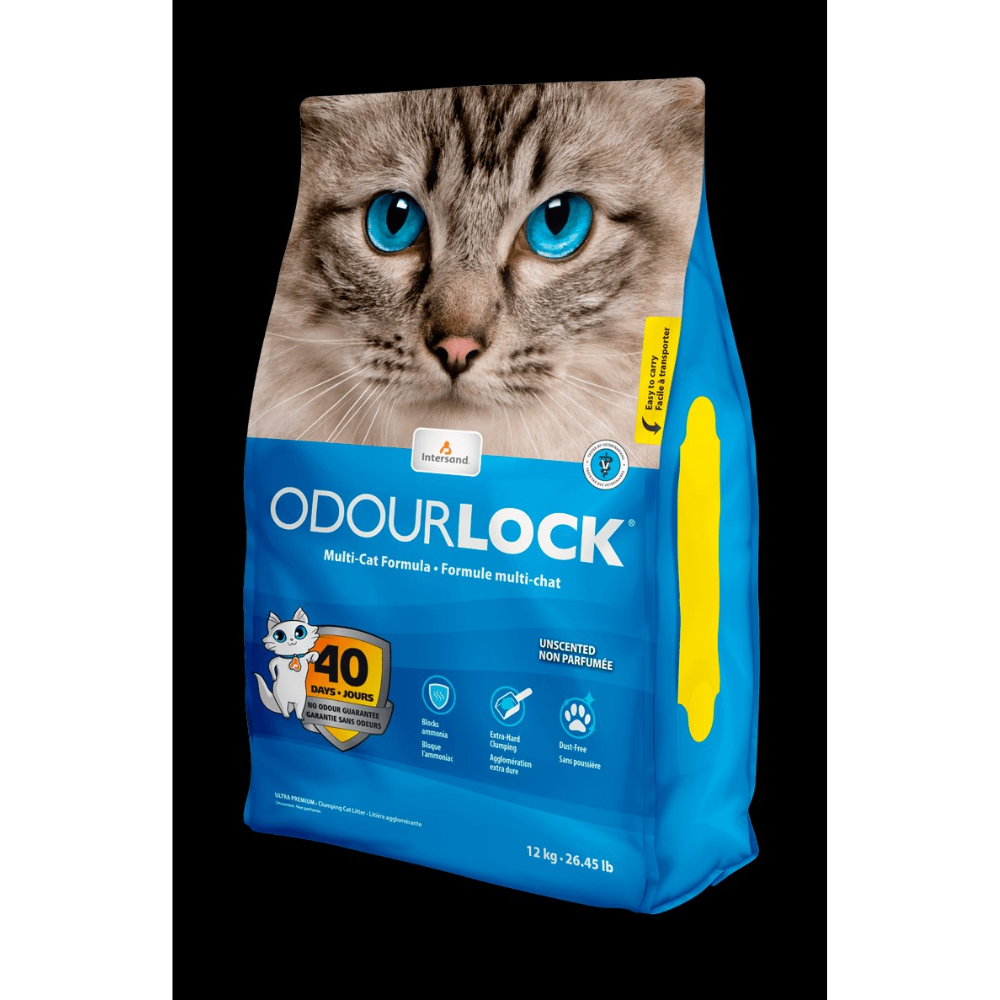 Arena aglutinante de arcilla Odour Lock para gato