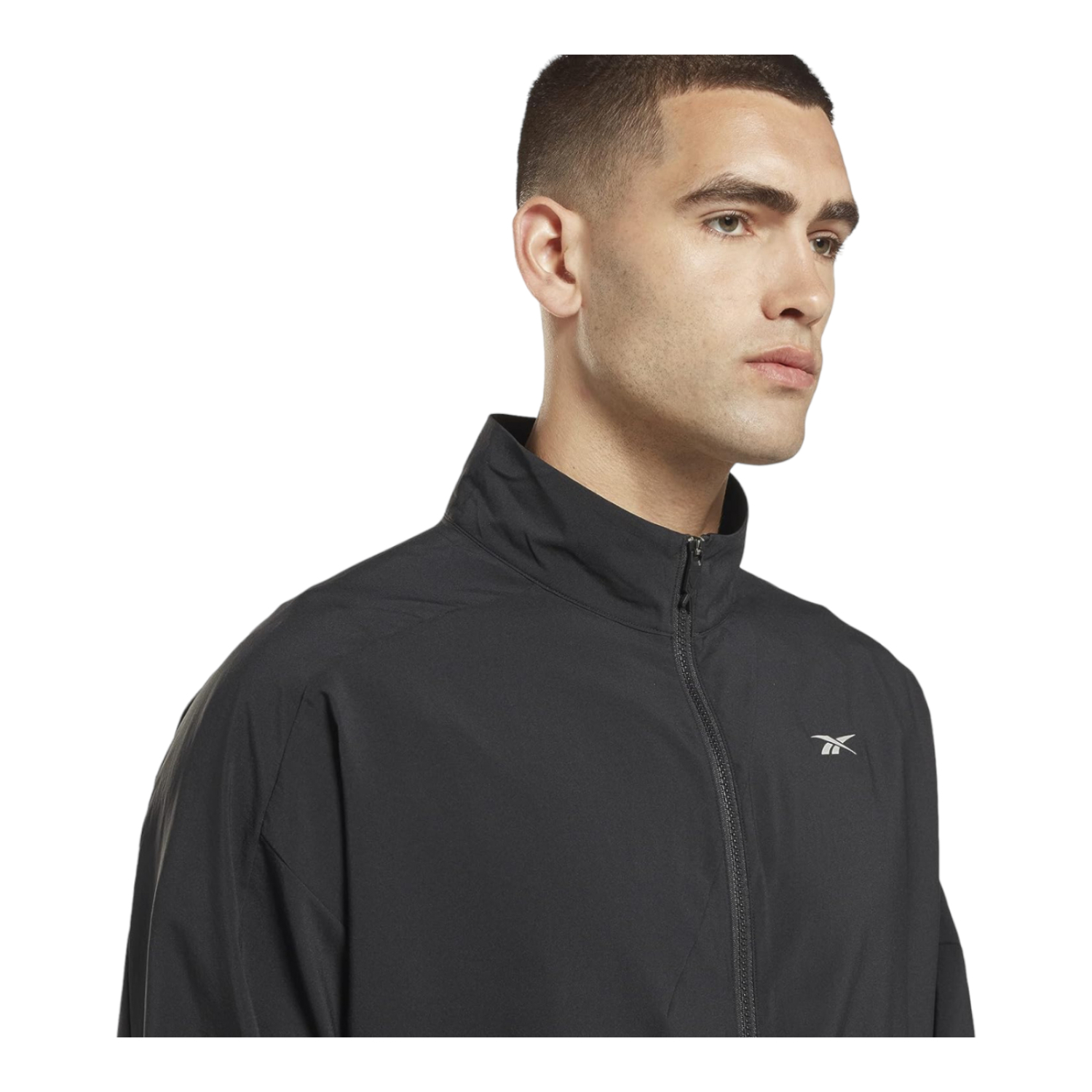 CHAMARRA REEBOK HOMBRE NEGRO REEBOK RUNNING WOVEN HI0053.