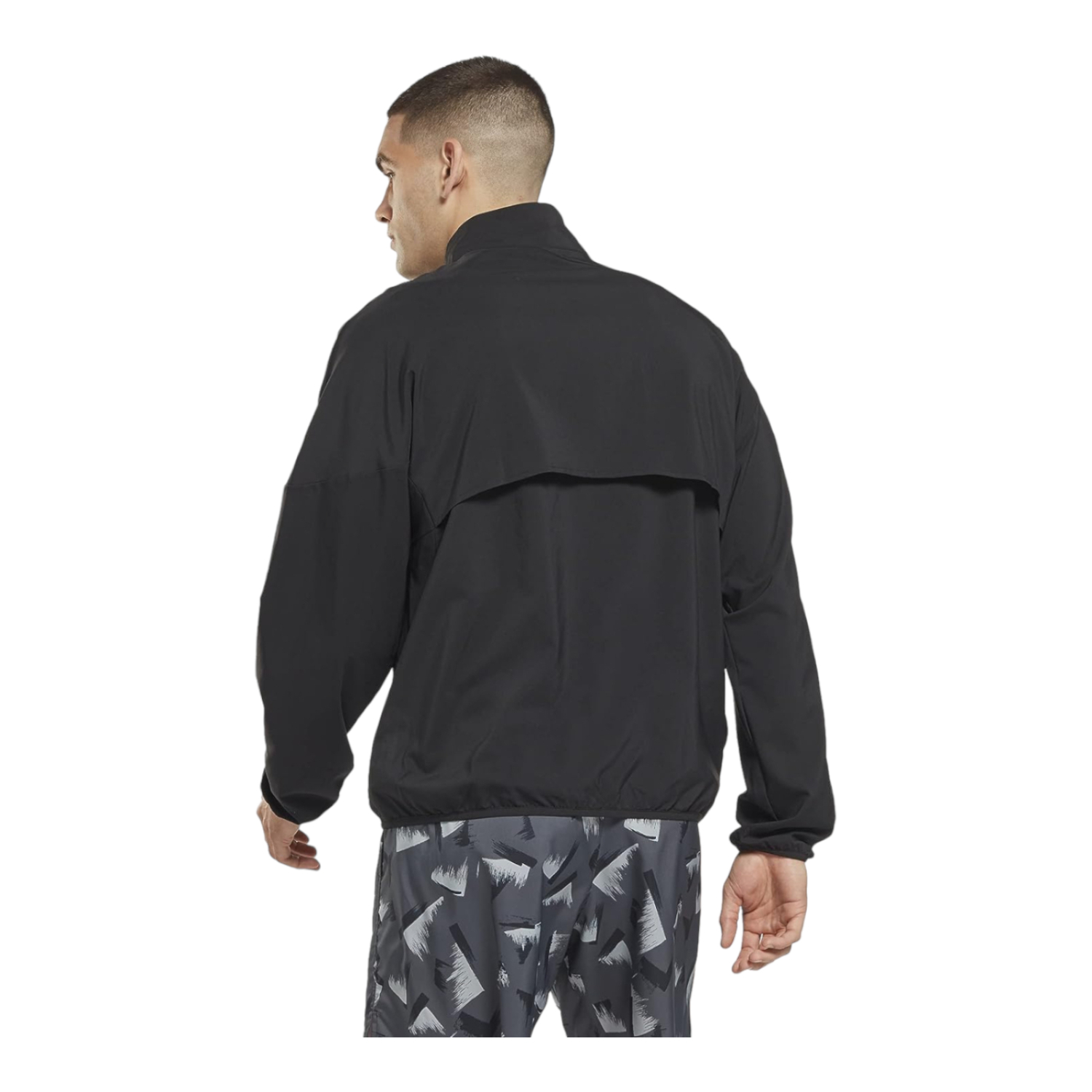 CHAMARRA REEBOK HOMBRE NEGRO REEBOK RUNNING WOVEN HI0053.