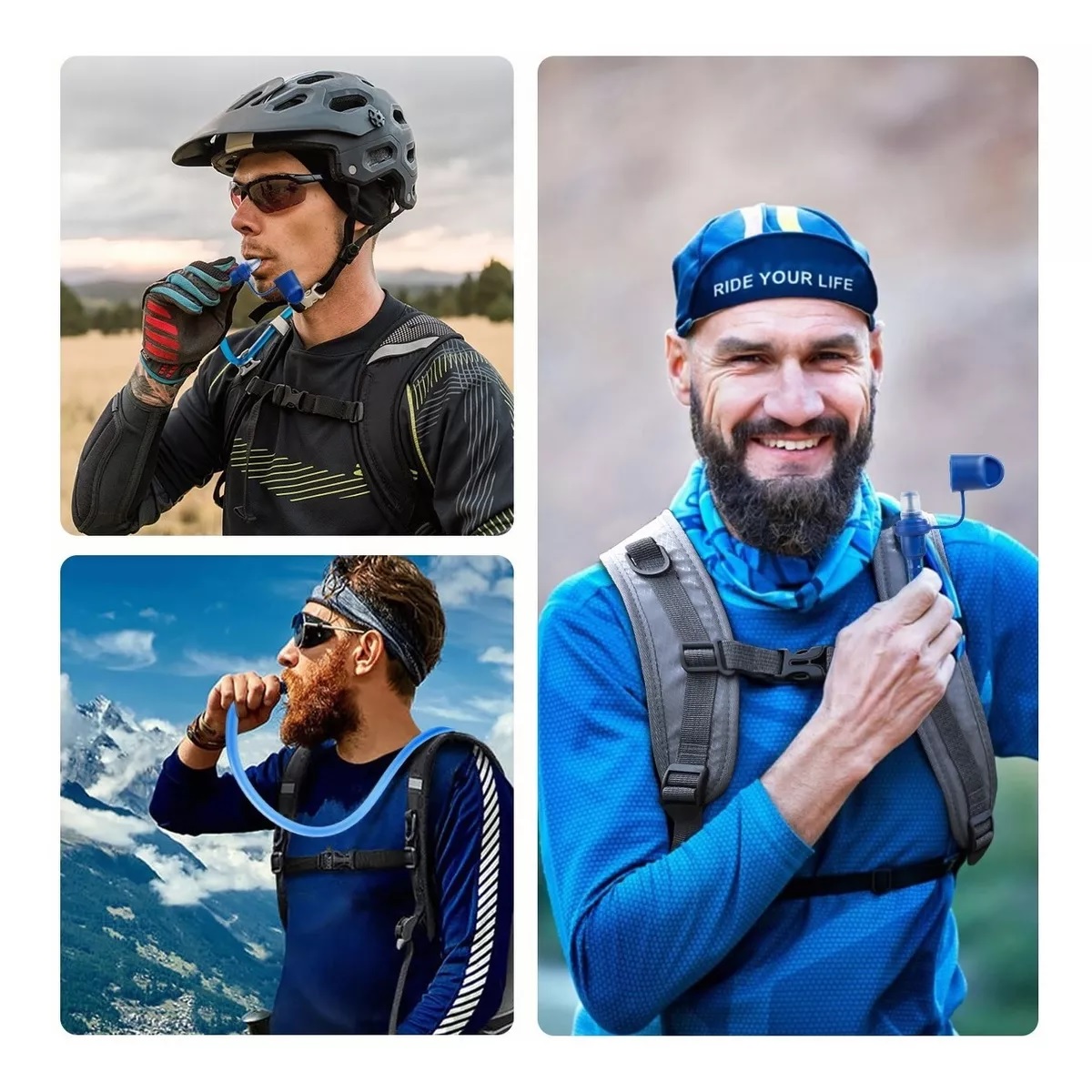 Mochila Hidratacion Impermable Ciclismo+2l Bolsa Agua