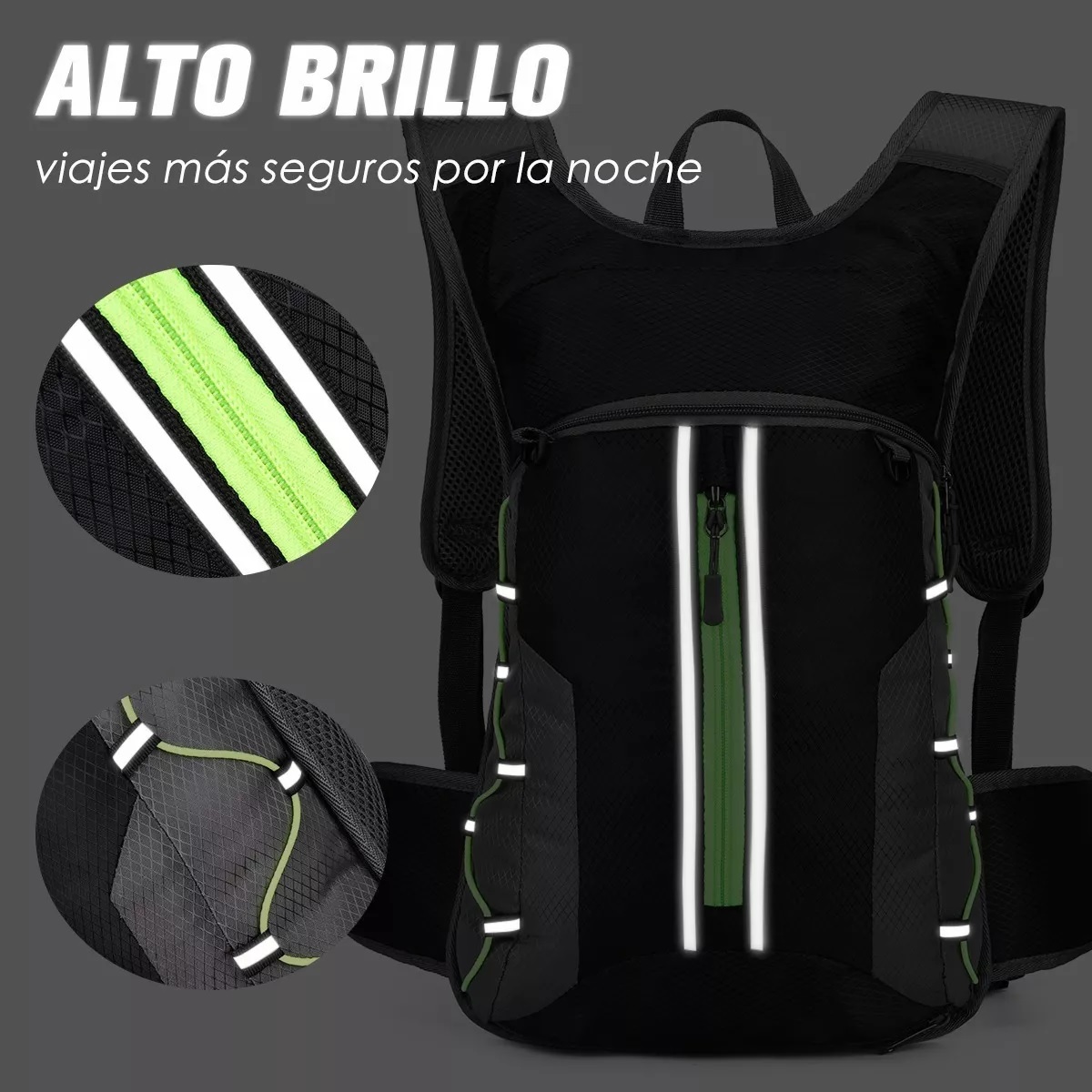 Mochila Hidratacion Impermable Ciclismo+2l Bolsa Agua