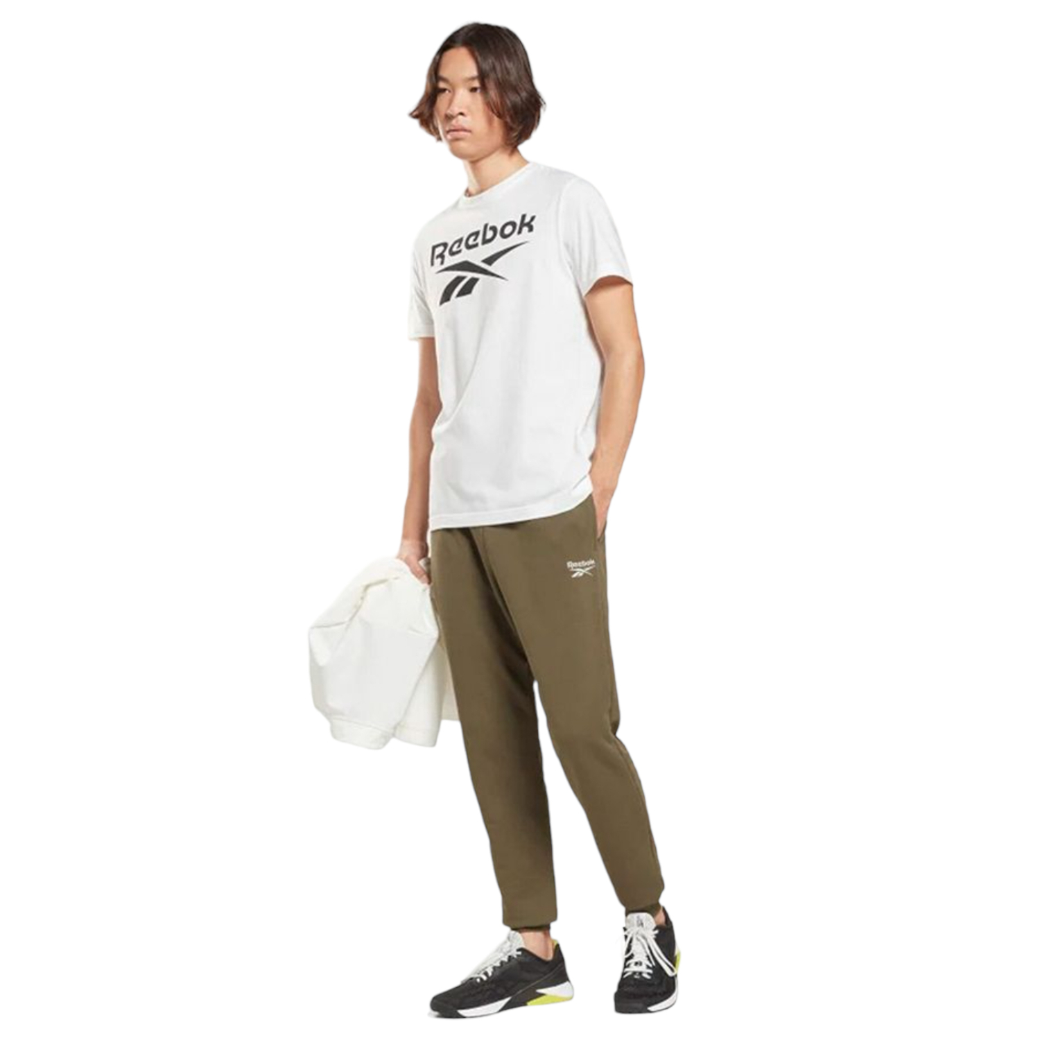 PLAYERA REEBOK HOMBRE BLANCO REEBOK RI BIG LOGO HI0658.