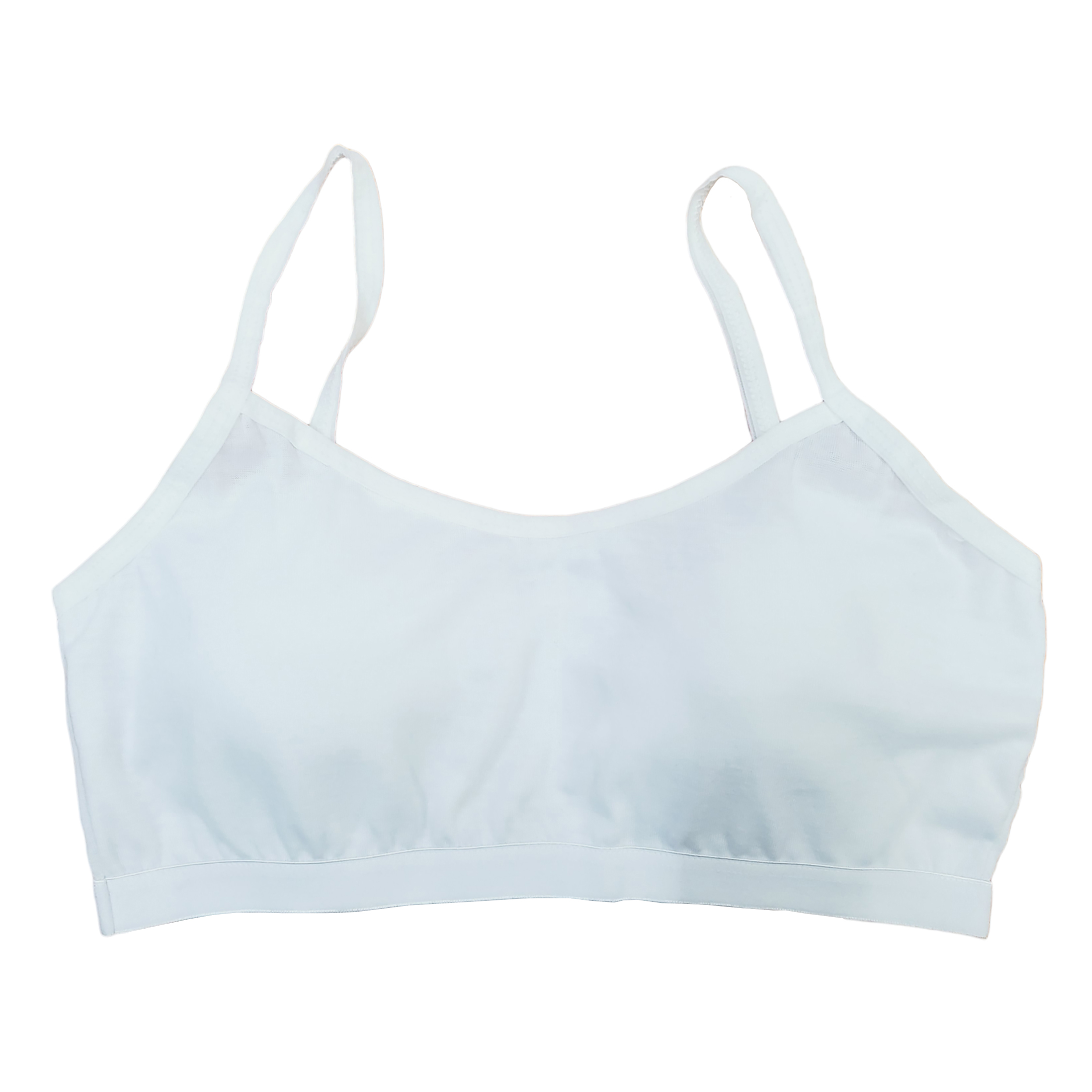 Corpiño Top Niña Tirante Delgado Blanco Beige Negro 6pz