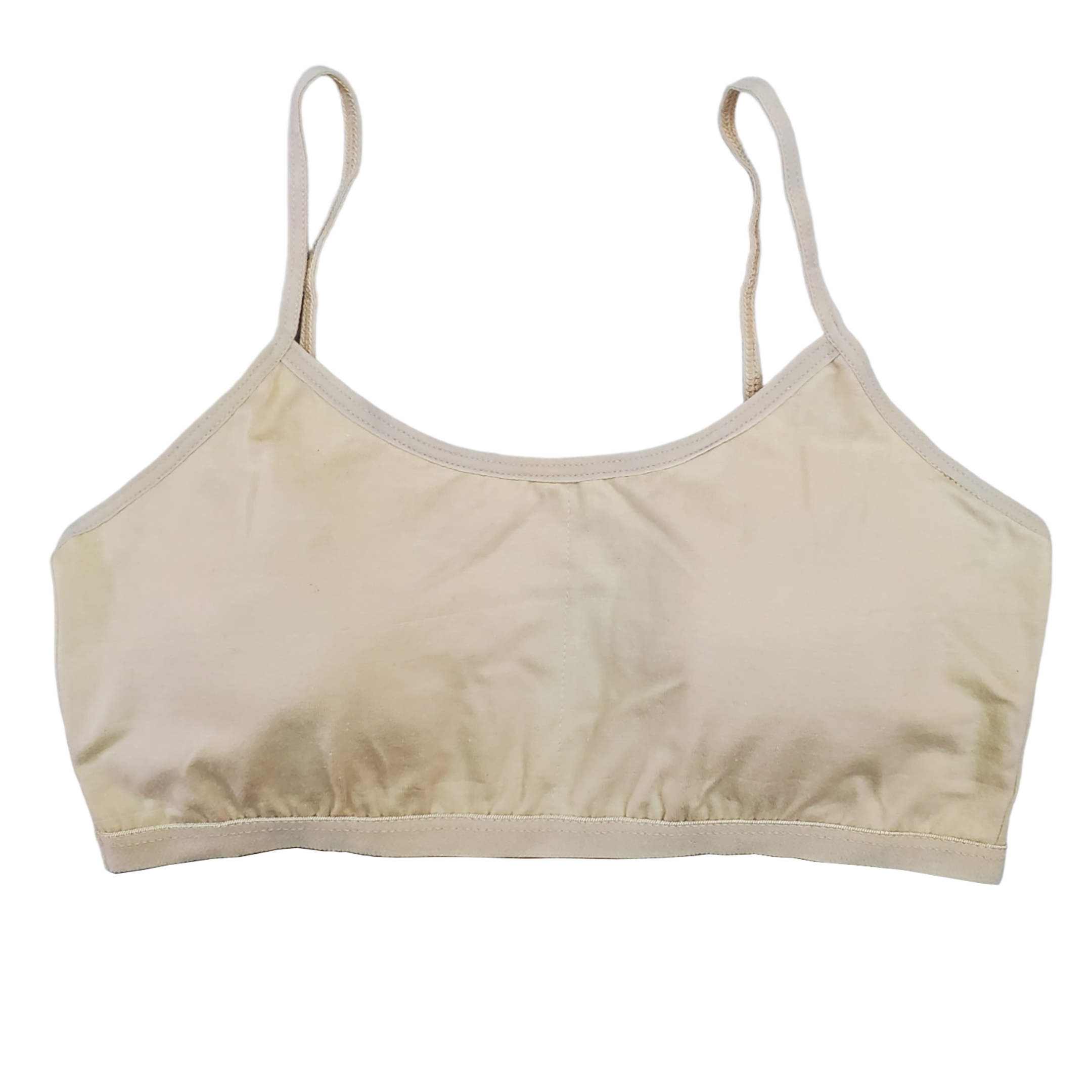 Corpiño Top Niña Tirante Delgado Blanco Beige Negro 6pz
