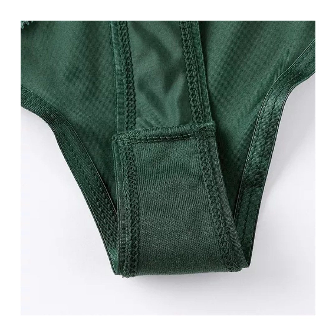 Tanga Cruzada De Encaje Sexy De Moda 6 Pzas.Talla S